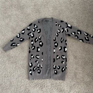 SHEIN Charcoal Knit Pullover